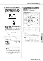 Preview for 57 page of Yamaha PSR-E443 Quick Manual