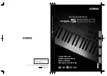 Preview for 144 page of Yamaha PSR-S550 Owner'S Manual