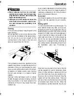 Preview for 41 page of Yamaha PZ50RTX Owner'S Manual