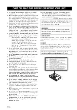 Preview for 4 page of Yamaha R CD-S700 Owner'S Manual