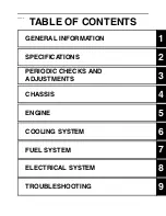 Preview for 5 page of Yamaha R6 2008 Service Manual