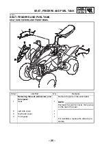 Preview for 33 page of Yamaha Raptor YFM350S Service Manual