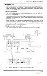 Preview for 21 page of Yamaha RC601 Operating Manual