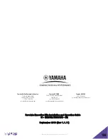 Preview for 104 page of Yamaha Revolabs Executive Elite 03-ELITEEXEC8-AU Installation And Operation Manual