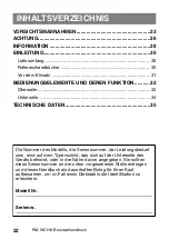 Preview for 22 page of Yamaha RM-WCH-8 Owner'S Manual