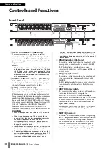 Preview for 10 page of Yamaha Ro8-D Owner'S Manual