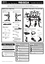 Preview for 3 page of Yamaha RS-60A Assembling Instructions