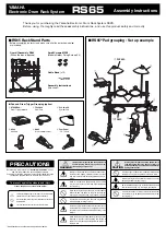 Preview for 3 page of Yamaha RS-65 Assembling Instructions