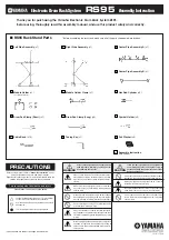 Preview for 4 page of Yamaha RS-95 Assembling Instructions