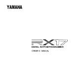 Preview for 2 page of Yamaha RX-17 Authorized Product Manual