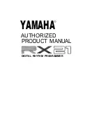 Yamaha RX-21 Product Manual preview