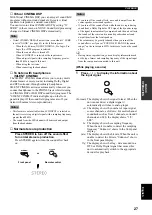 Preview for 29 page of Yamaha RX-V357 Owner'S Manual