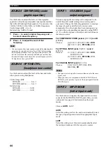 Preview for 46 page of Yamaha RX-V357 Owner'S Manual