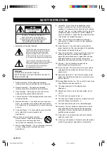 Preview for 2 page of Yamaha RX-V496 Owner'S Manual