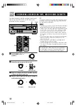 Preview for 36 page of Yamaha RX-V496 Owner'S Manual