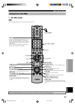 Preview for 45 page of Yamaha RX-V496 Owner'S Manual