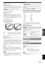 Preview for 49 page of Yamaha RX V565 Owner'S Manual