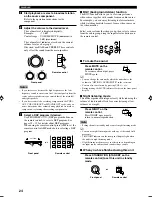 Preview for 26 page of Yamaha RX-V740RDS Owner'S Manual