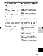 Preview for 45 page of Yamaha RX-V740RDS Owner'S Manual