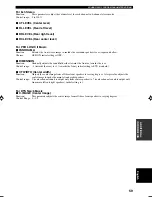 Preview for 61 page of Yamaha RX-V740RDS Owner'S Manual