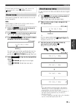 Preview for 69 page of Yamaha RX-Z11 - AV Receiver Owner'S Manual