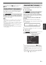 Preview for 73 page of Yamaha RX-Z11 - AV Receiver Owner'S Manual