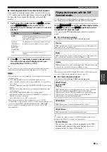 Preview for 87 page of Yamaha RX-Z11 - AV Receiver Owner'S Manual