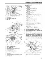 Preview for 79 page of Yamaha RX10LTX Owner'S Manual