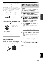 Preview for 17 page of Yamaha RXV461BL Owner'S Manual