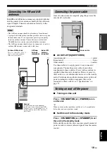 Preview for 23 page of Yamaha RXV461BL Owner'S Manual