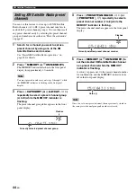 Preview for 48 page of Yamaha RXV461BL Owner'S Manual