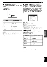 Preview for 57 page of Yamaha RXV461BL Owner'S Manual