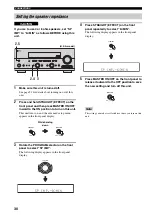 Preview for 34 page of Yamaha RXV659BL - AV Receiver Owner'S Manual