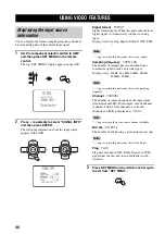 Preview for 50 page of Yamaha RXV659BL - AV Receiver Owner'S Manual