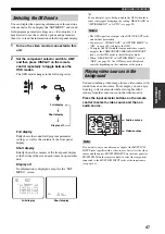 Preview for 51 page of Yamaha RXV659BL - AV Receiver Owner'S Manual