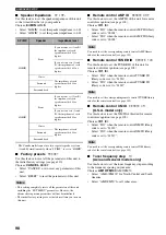 Preview for 102 page of Yamaha RXV659BL - AV Receiver Owner'S Manual