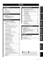 Preview for 5 page of Yamaha RXV661BL Owner'S Manual