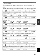 Preview for 49 page of Yamaha RXV661BL Owner'S Manual