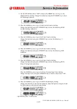 Preview for 94 page of Yamaha SIGMA-G5SII Service Information