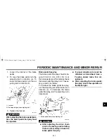 Preview for 57 page of Yamaha Star XV250X Owner'S Manual