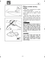 Preview for 34 page of Yamaha SUPERJET 700 2003 Owner'S/Operator'S Manual