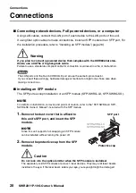 Preview for 28 page of Yamaha SWR2311P-10G Owner'S Manual