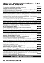 Preview for 40 page of Yamaha SWR2311P-10G Owner'S Manual