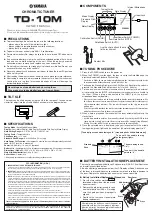 Yamaha TD-10M Owner'S Manual preview
