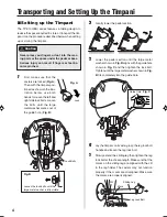 Preview for 4 page of Yamaha TP-3123 Owner'S Manual