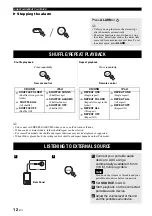 Preview for 14 page of Yamaha TSX-112 Owner'S Manual