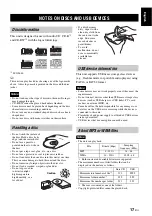 Preview for 19 page of Yamaha TSX-112 Owner'S Manual