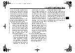 Preview for 15 page of Yamaha TT250RZ Owner'S Manual