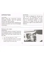 Preview for 19 page of Yamaha TT500C 1976 Owner'S Manual