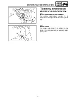 Preview for 8 page of Yamaha TW200N Service Manual